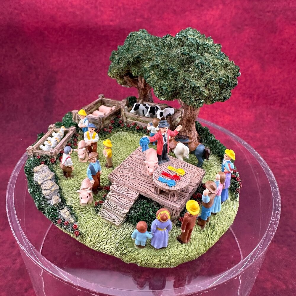 VINTAGE LIBERTY FALLS "LIVESTOCK JUDGING" MINIATURE FIGURE COLLECTION AH203 2000 - Picture 4 of 12